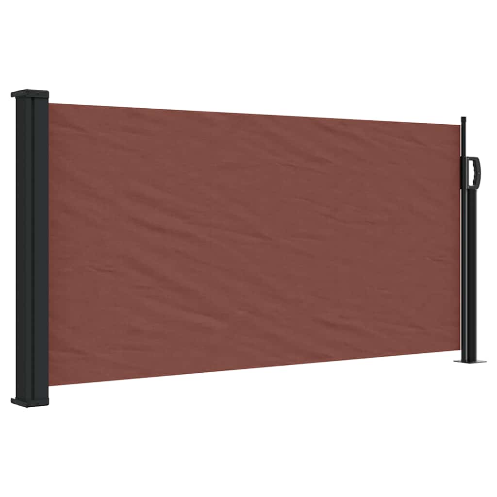 Bočna tenda na uvlačenje smeđa 100 x 300 cm