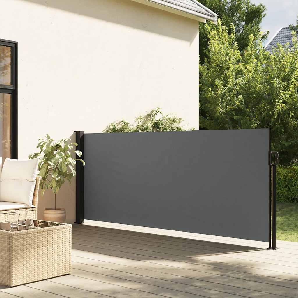 Uvlačna bočna tenda antracit boje 100x300 cm