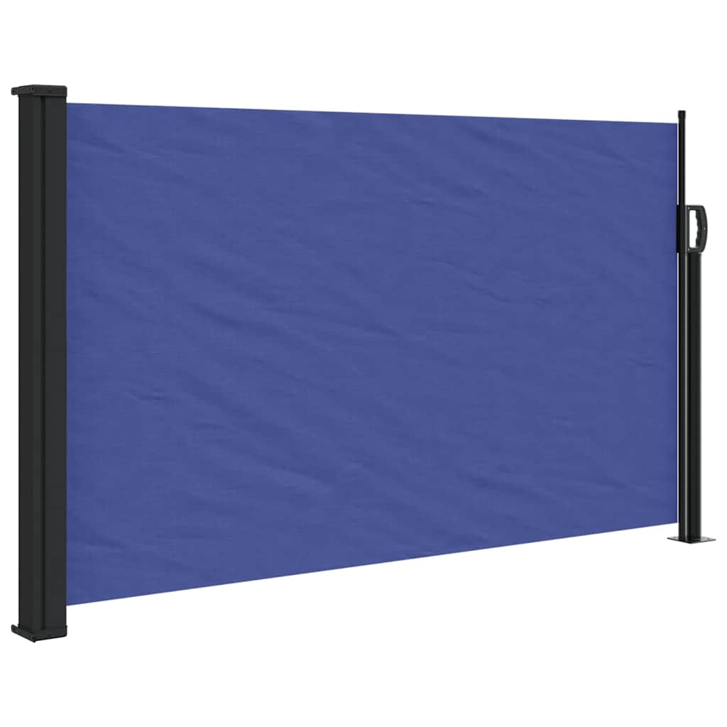 Uvlačiva bočna tenda 117 x 300 cm plava