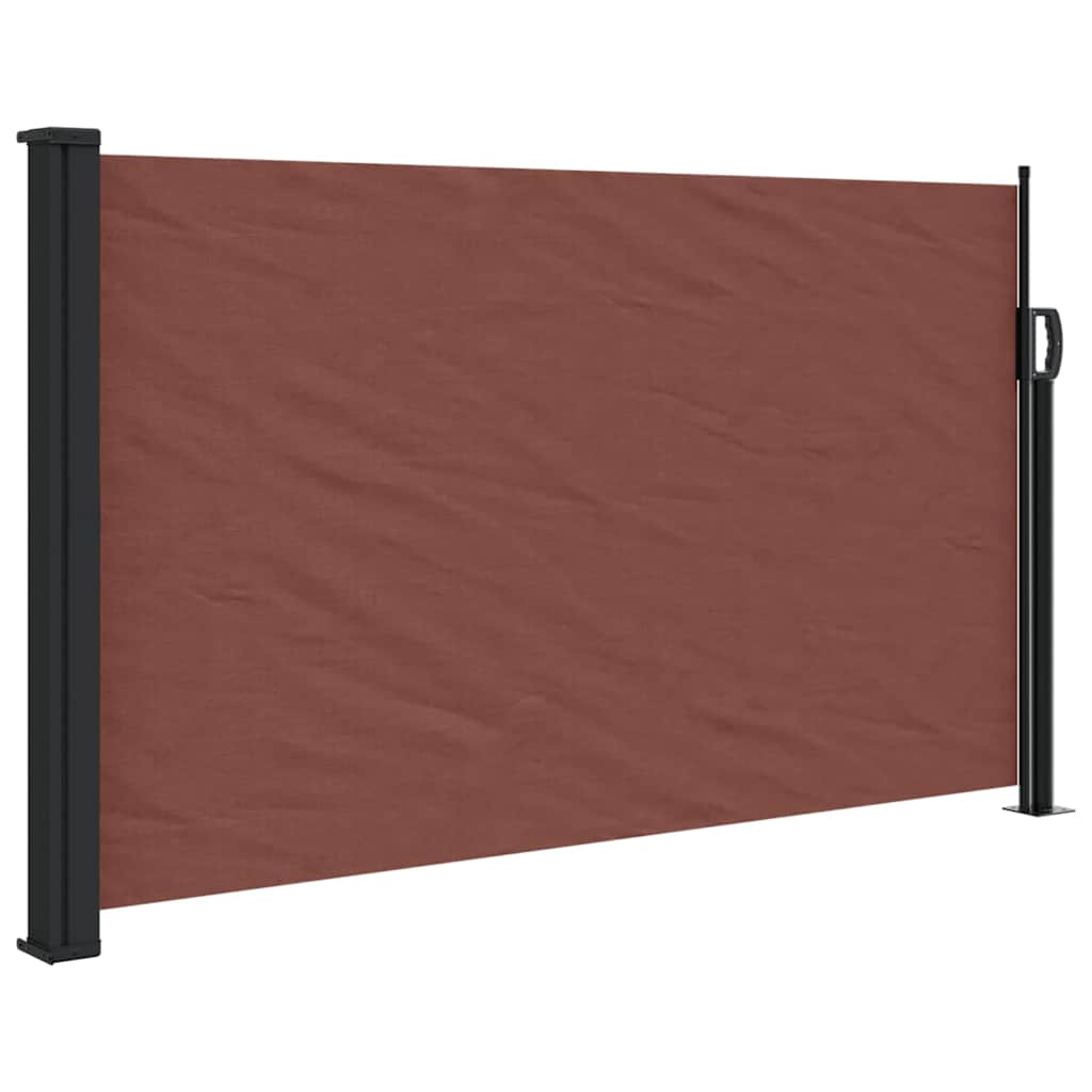 Uvlačiva bočna tenda 117 x 300 cm smeđa