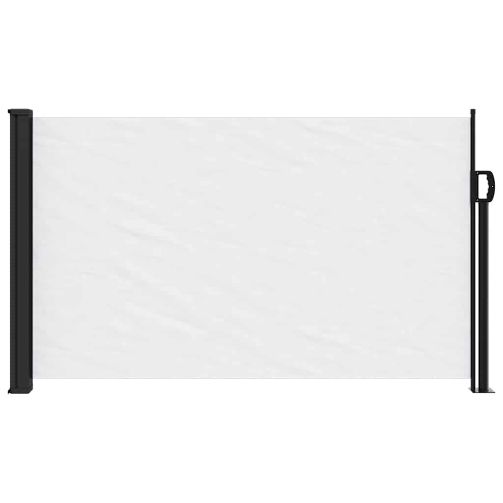 Uvlačiva bočna tenda bijela 117 x 300 cm plava