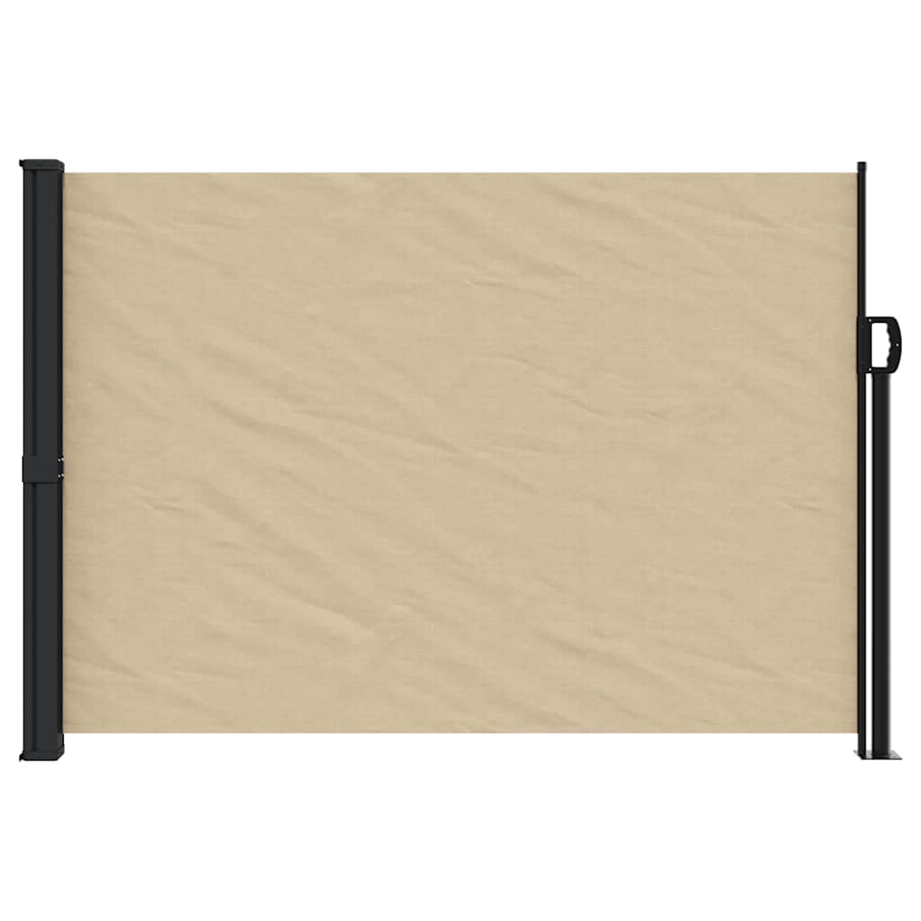 Bočna tenda na uvlačenje bež 140 x 300 cm