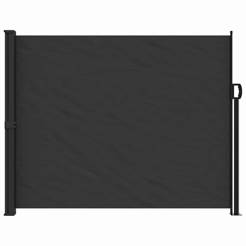 Bočna tenda na uvlačenje crna 160 x 300 cm