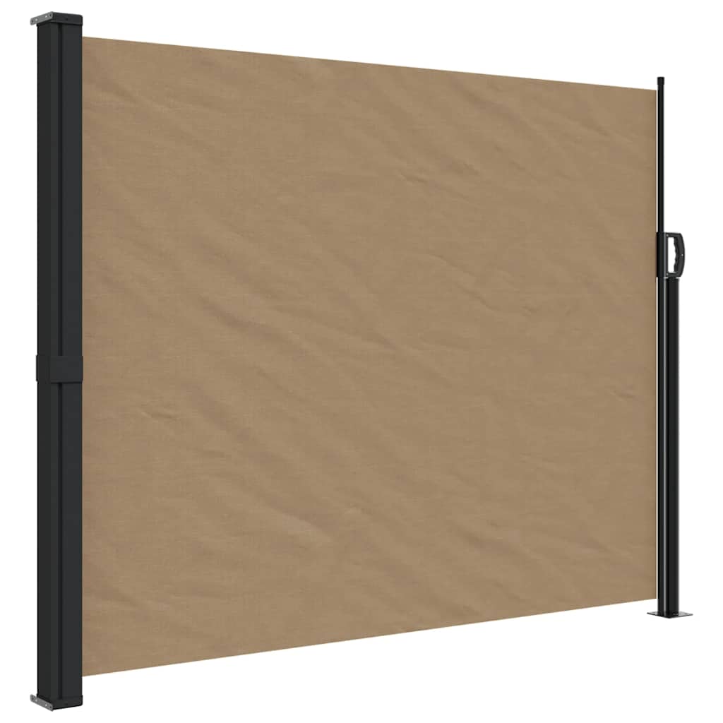 Bočna tenda na uvlačenje smeđesiva 160 x 300 cm