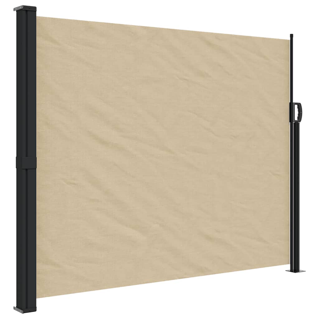 Uvlačiva bočna tenda bež 170 x 300 cm
