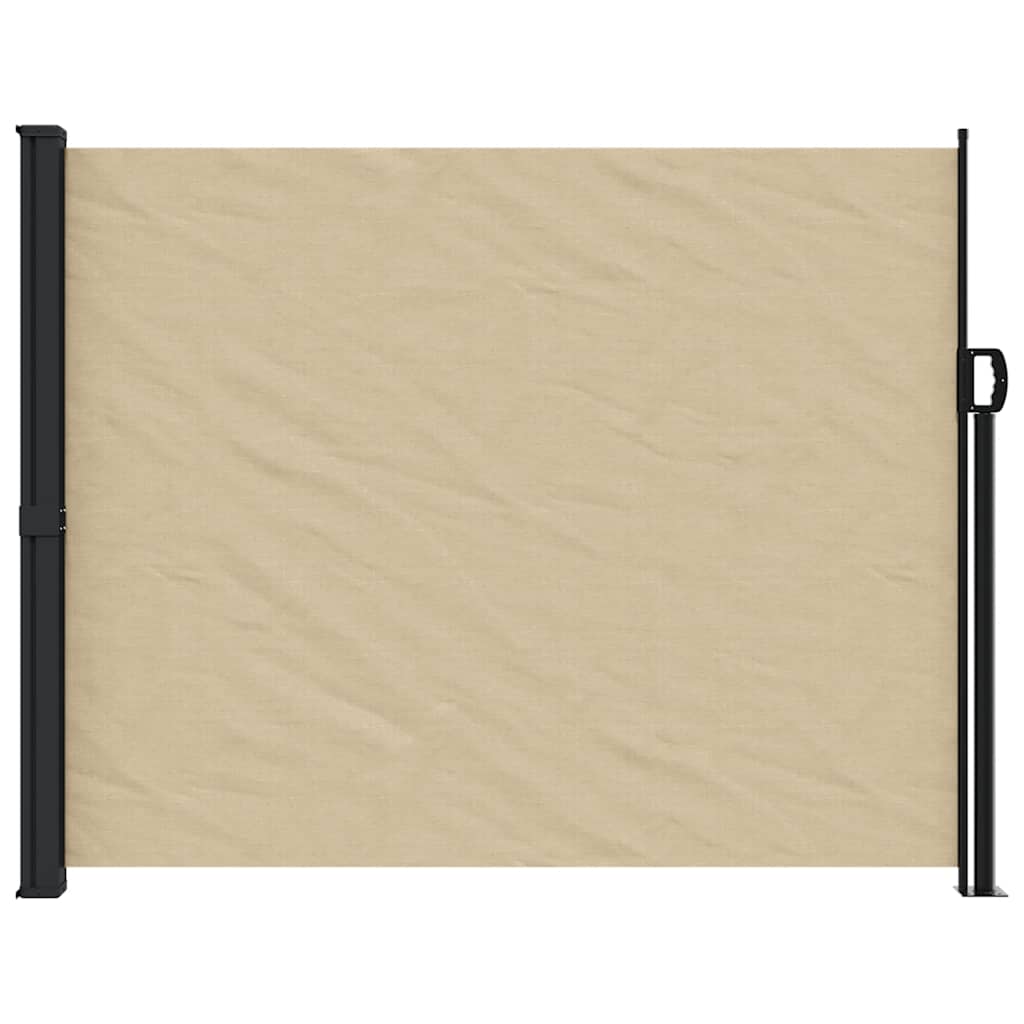 Uvlačiva bočna tenda bež 170 x 300 cm