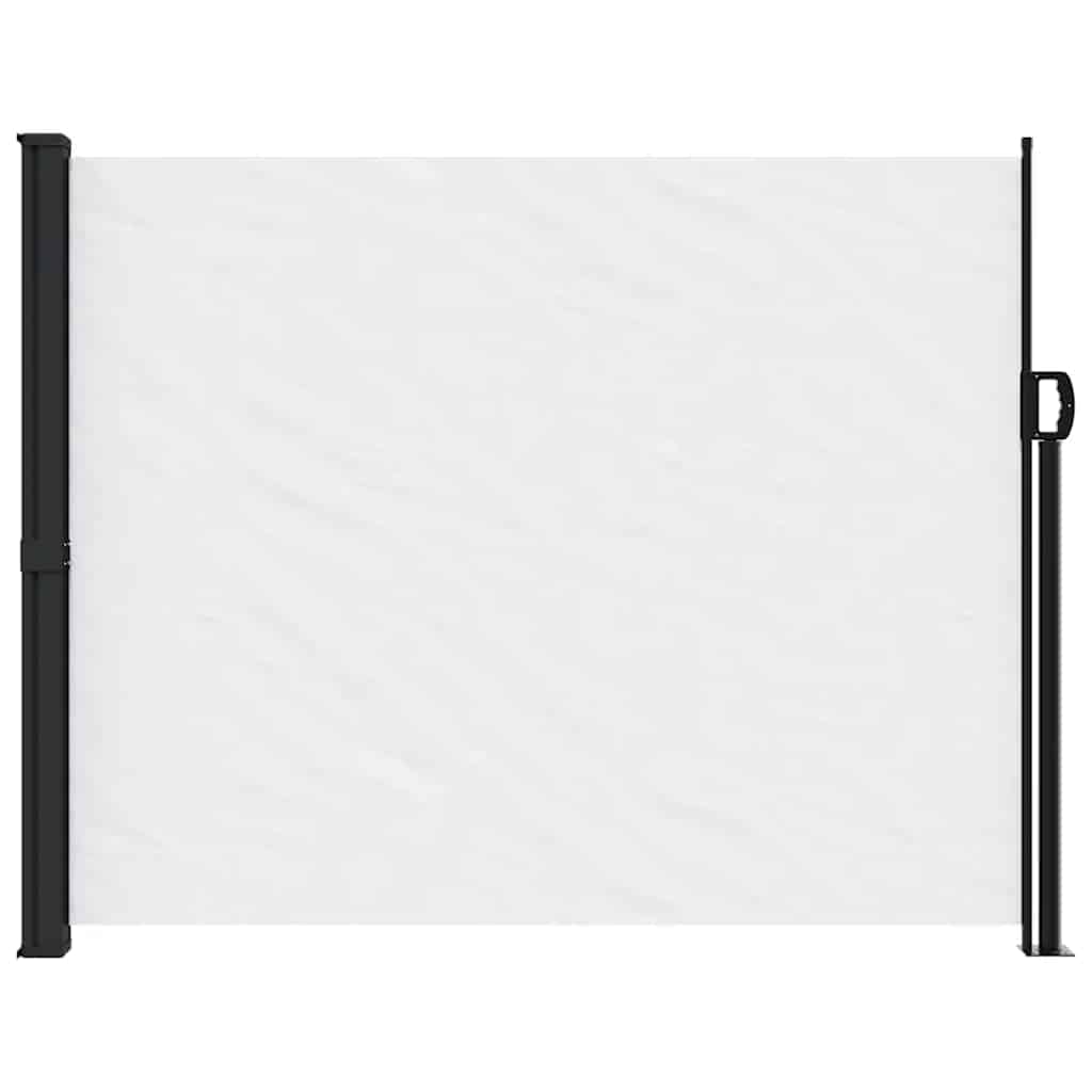 Uvlačiva bočna tenda bijela 170 x 300 cm