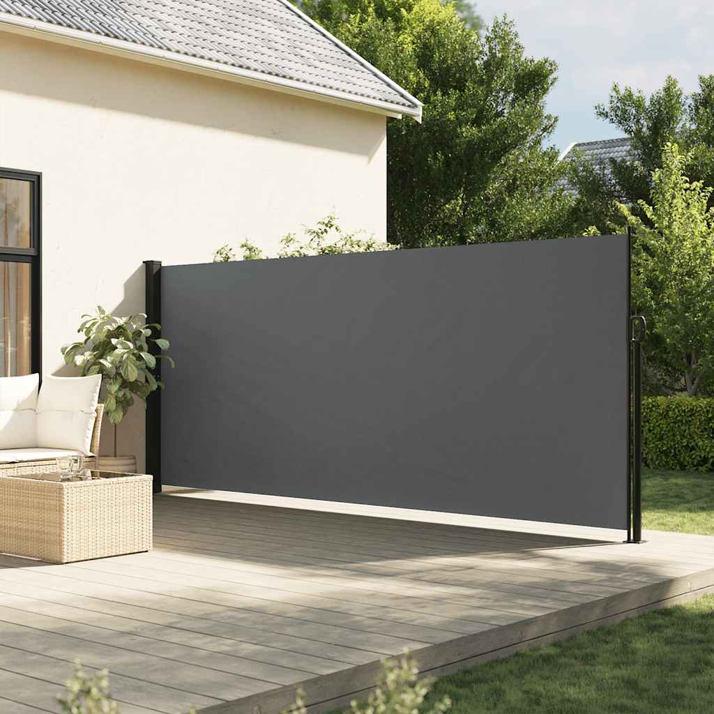 Uvlačna bočna tenda antracit boje 180x300 cm