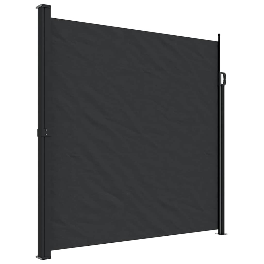 Bočna tenda na uvlačenje crna 200x300 cm