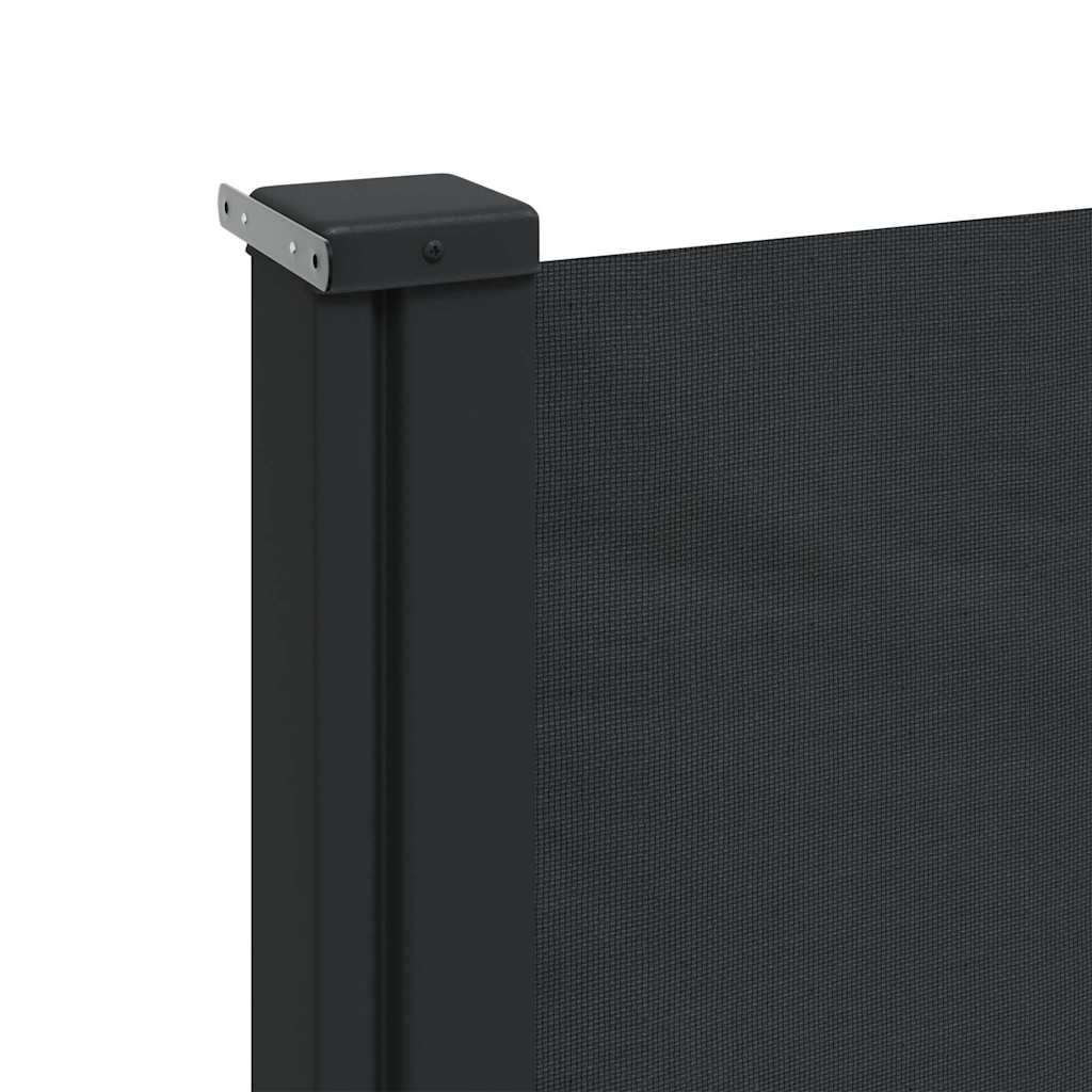Bočna tenda na uvlačenje crna 220 x 300 cm