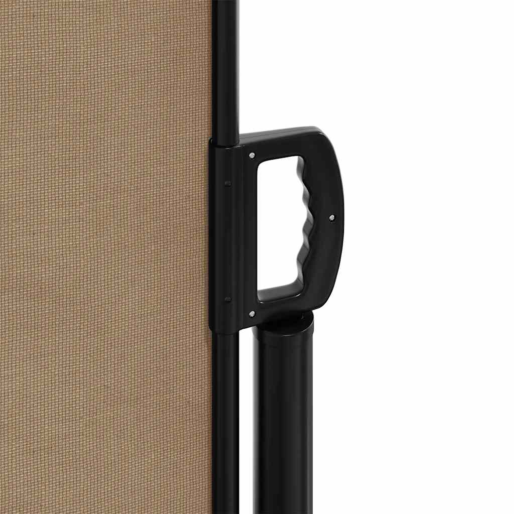 Bočna tenda na uvlačenje smeđesiva 100x500 cm