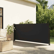 Bočna tenda na uvlačenje crna 120 x 500 cm