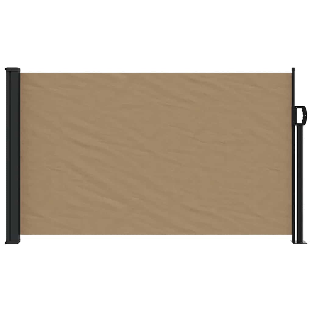Bočna tenda na uvlačenje smeđesiva 120 x 500 cm