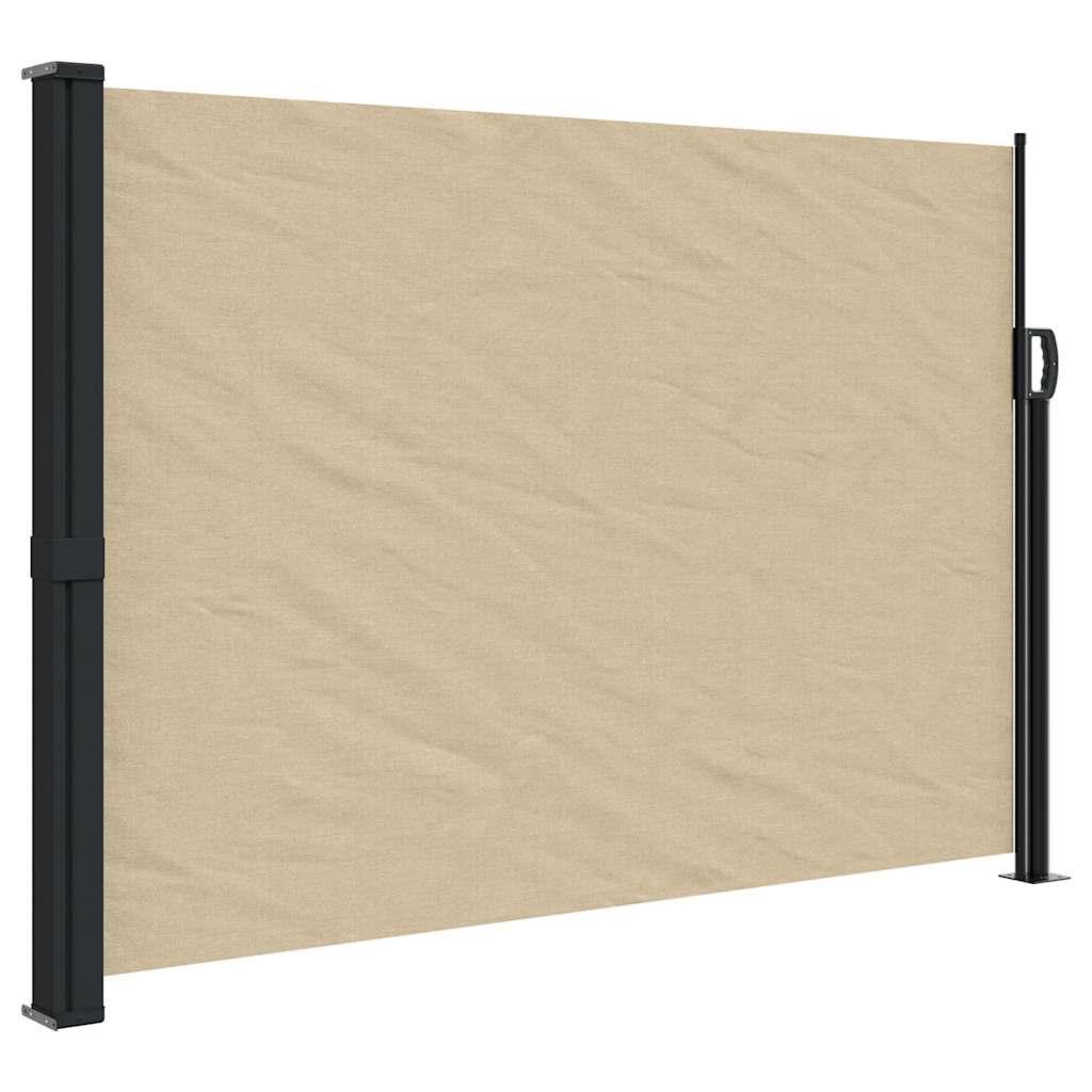 Bočna tenda na uvlačenje bež 140 x 500 cm