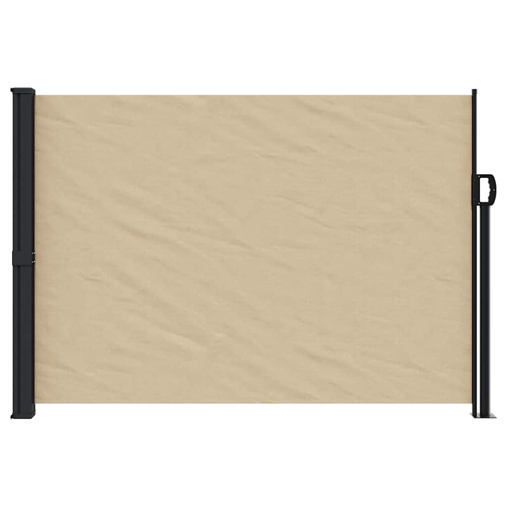 Bočna tenda na uvlačenje bež 140 x 500 cm