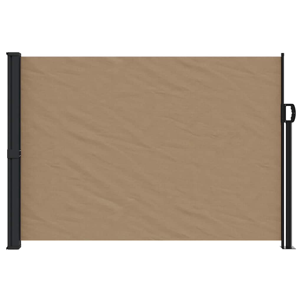 Bočna tenda na uvlačenje smeđesiva 140 x 500 cm