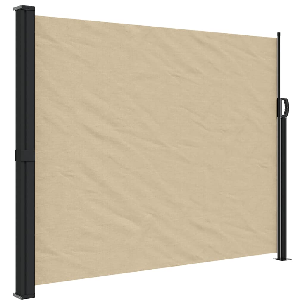 Bočna tenda na uvlačenje bež 160 x 500 cm