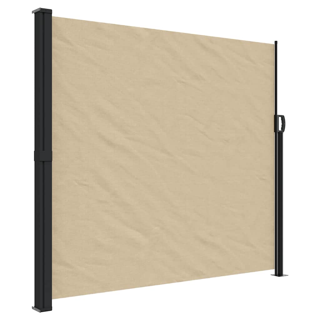 Bočna tenda na uvlačenje bež 180 x 500 cm