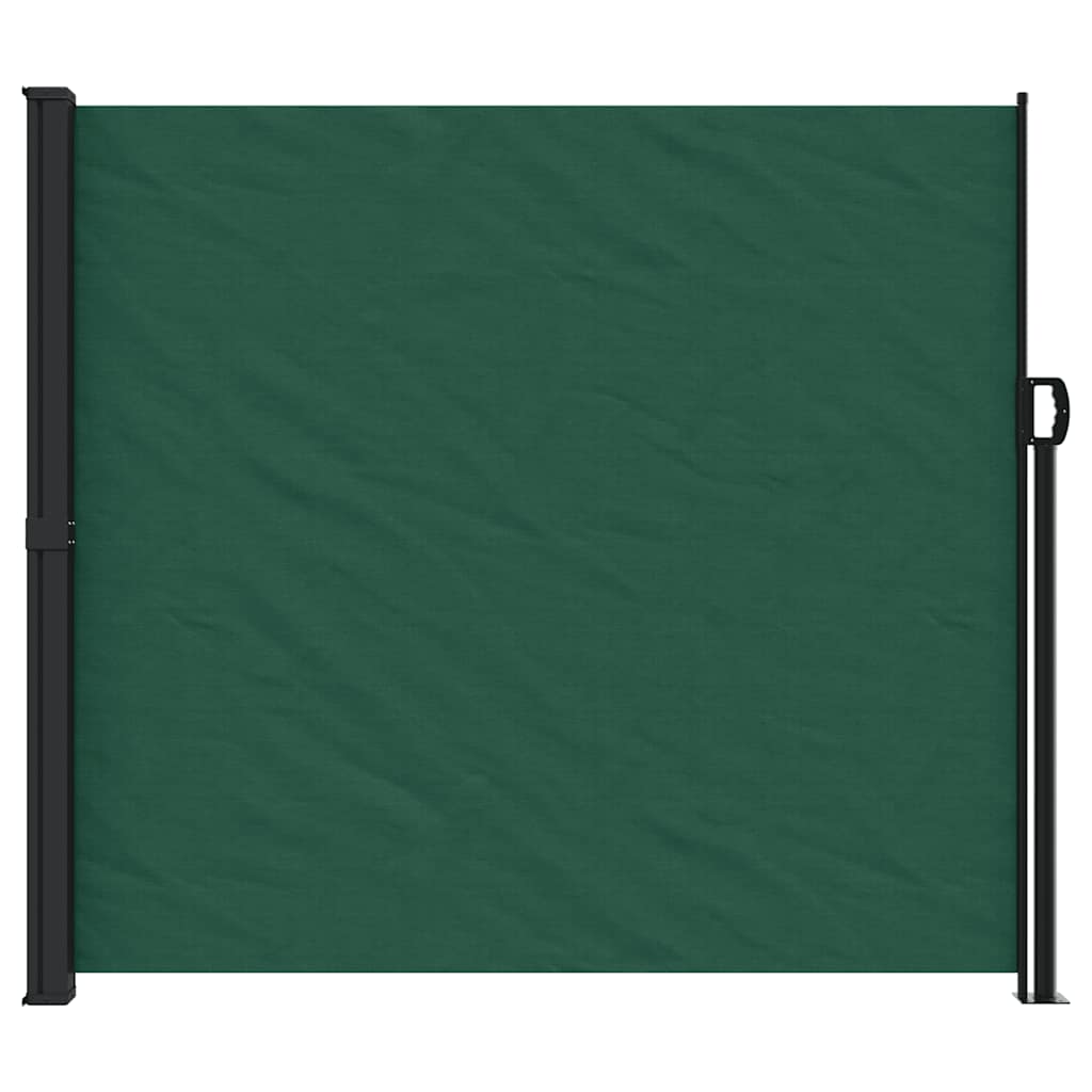 Bočna tenda na uvlačenje tamnozelena 180 x 500 cm