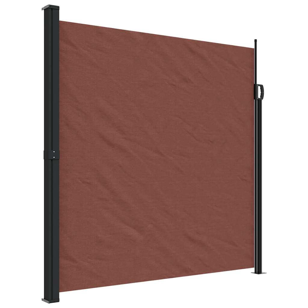 Bočna tenda na uvlačenje smeđa 200 x 500 cm