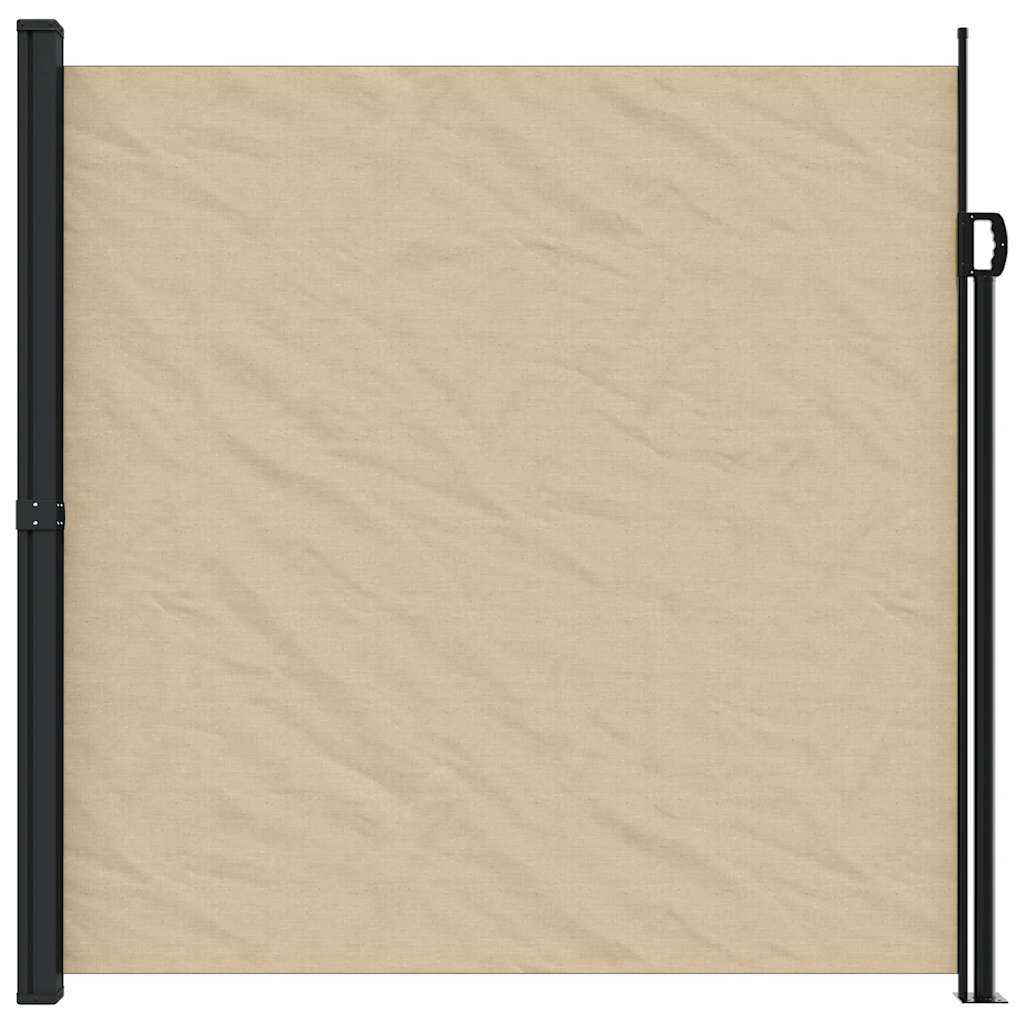 Bočna tenda na uvlačenje bež 200 x 500 cm