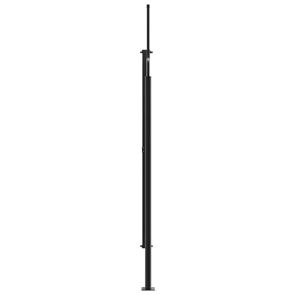 Bočna tenda na uvlačenje smeđa 220 x 500 cm
