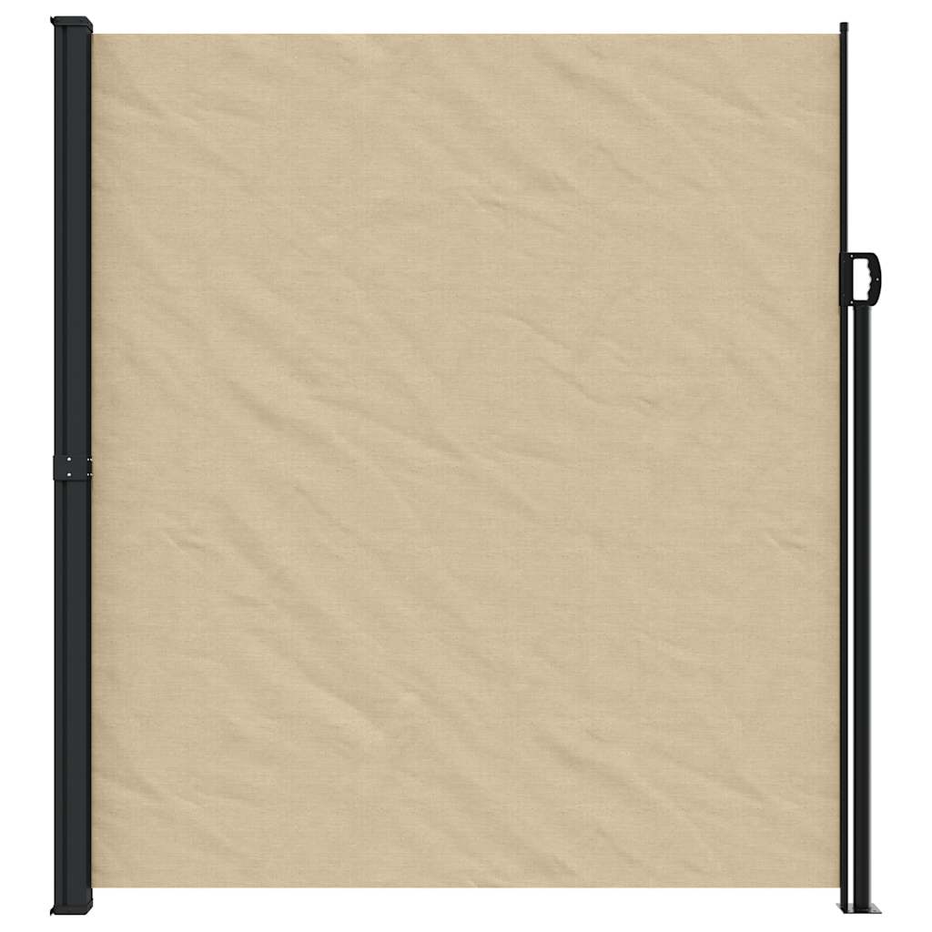 Bočna tenda na uvlačenje bež 220 x 500 cm