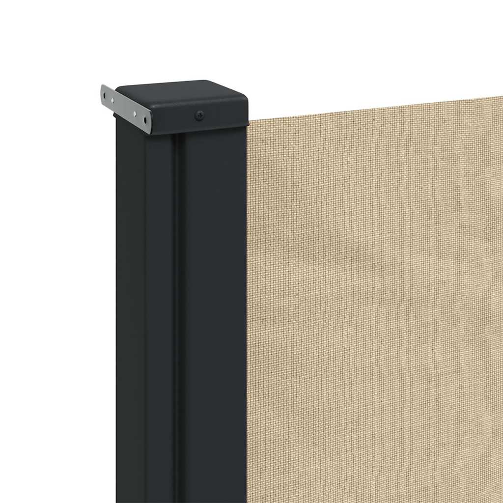 Bočna tenda na uvlačenje bež 220 x 500 cm