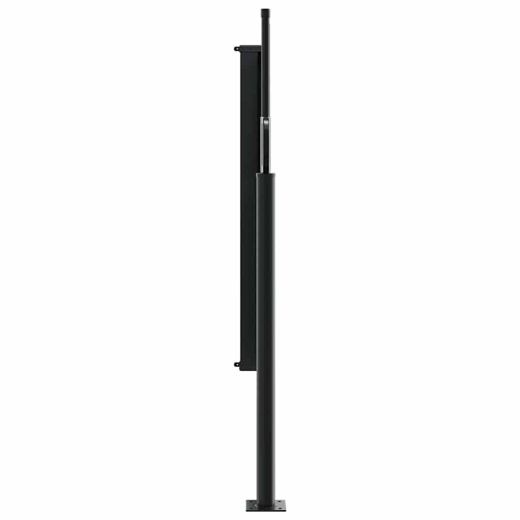 Uvlačiva bočna tenda 120 x 600 cm crvena