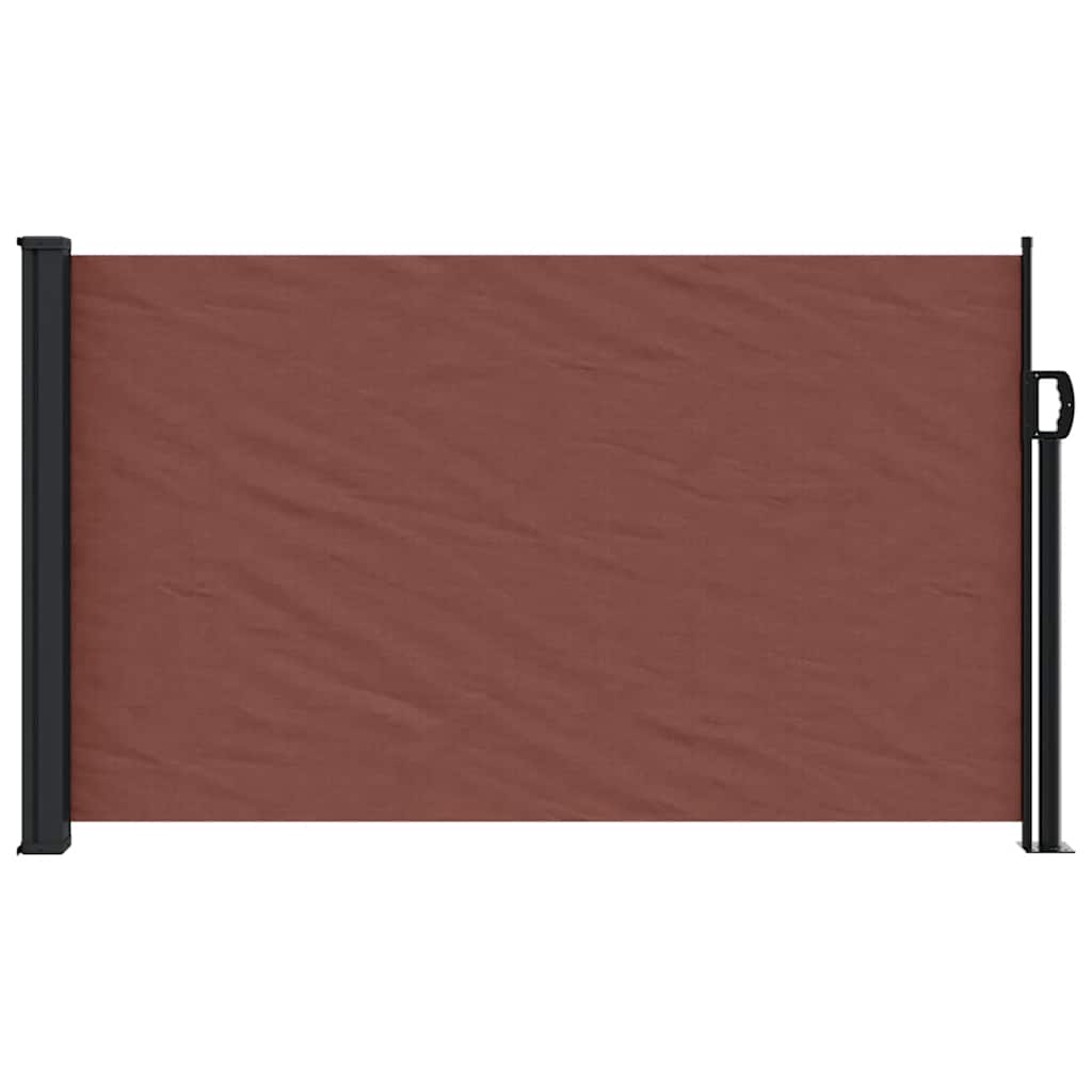 Uvlačiva bočna tenda 120 x 600 cm smeđa