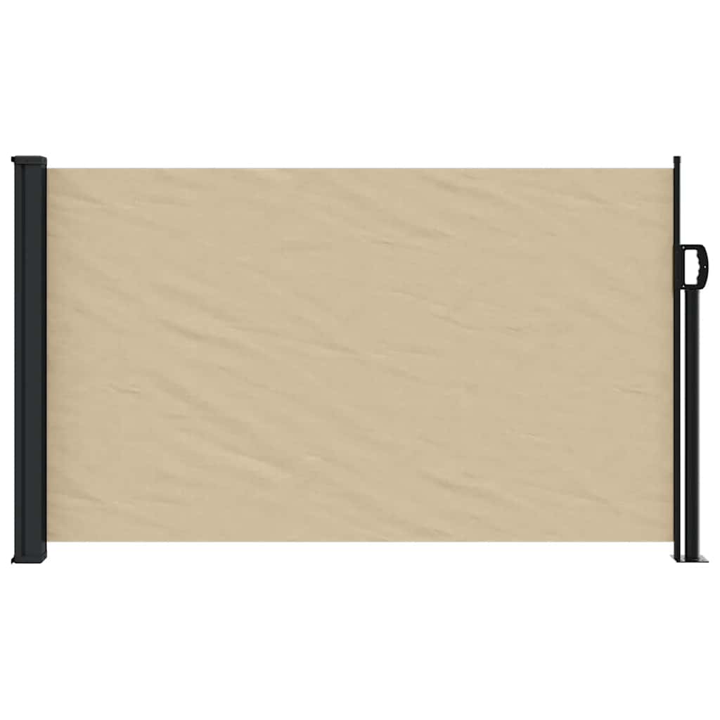 Uvlačiva bočna tenda 120 x 600 cm bež