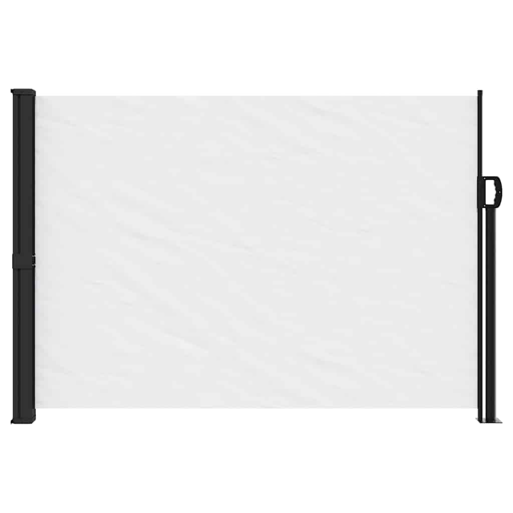 Uvlačiva bočna tenda bijela 140 x 600 cm