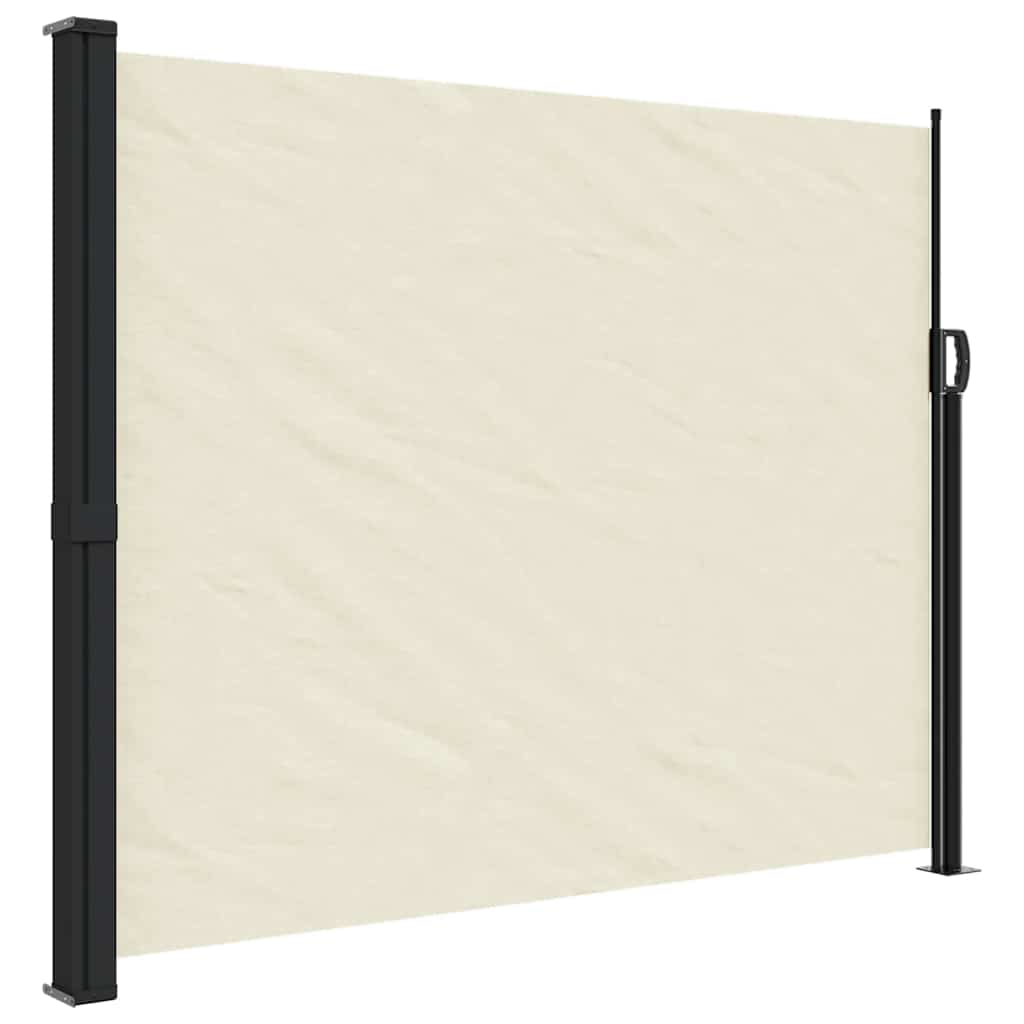 Uvlačiva bočna tenda krem boje 160 x 600 cm