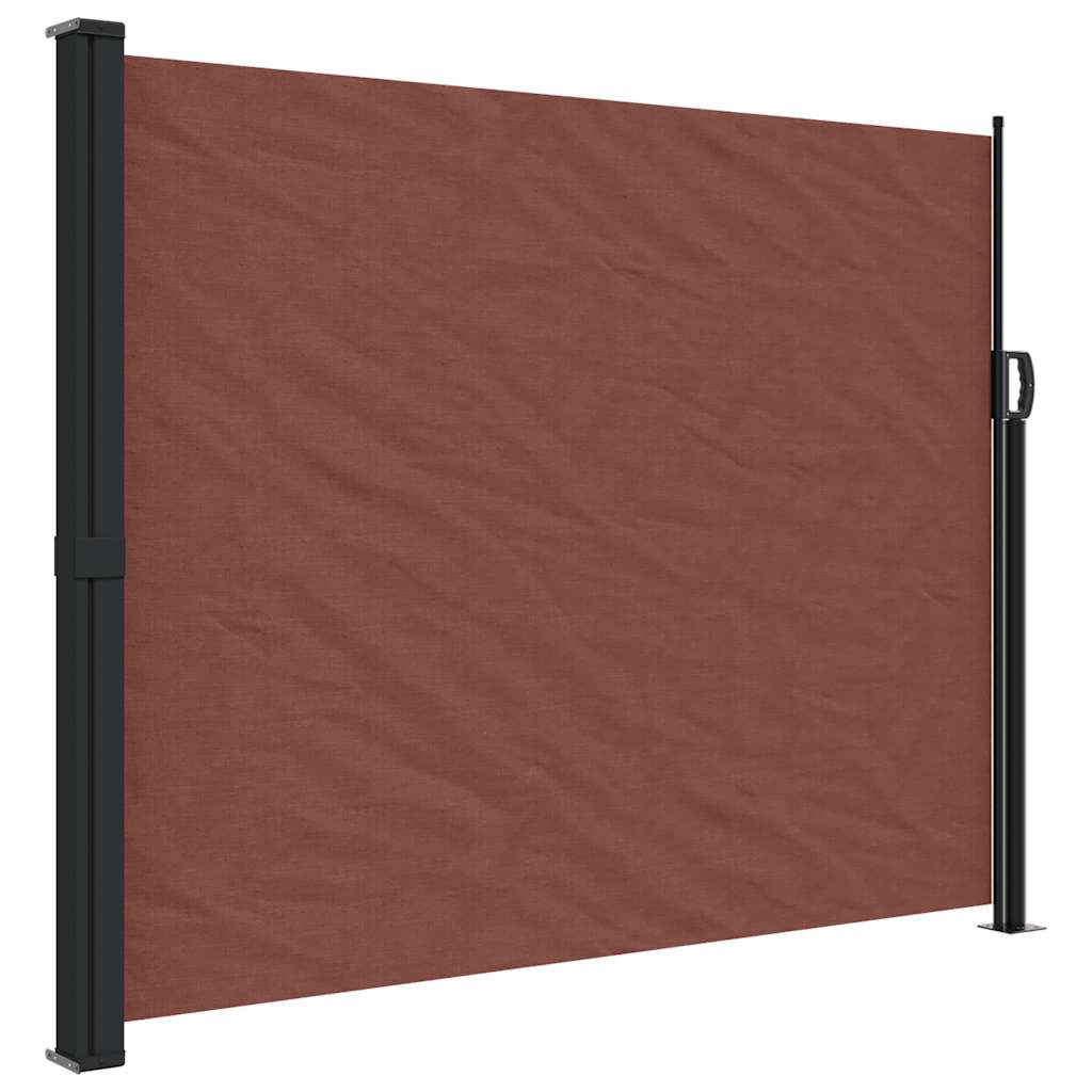 Bočna tenda na uvlačenje smeđa 160x600 cm