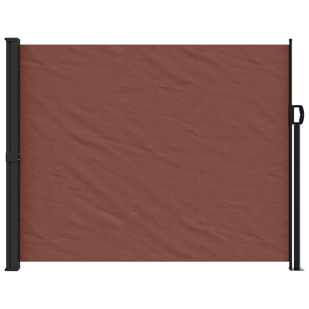 Bočna tenda na uvlačenje smeđa 160x600 cm