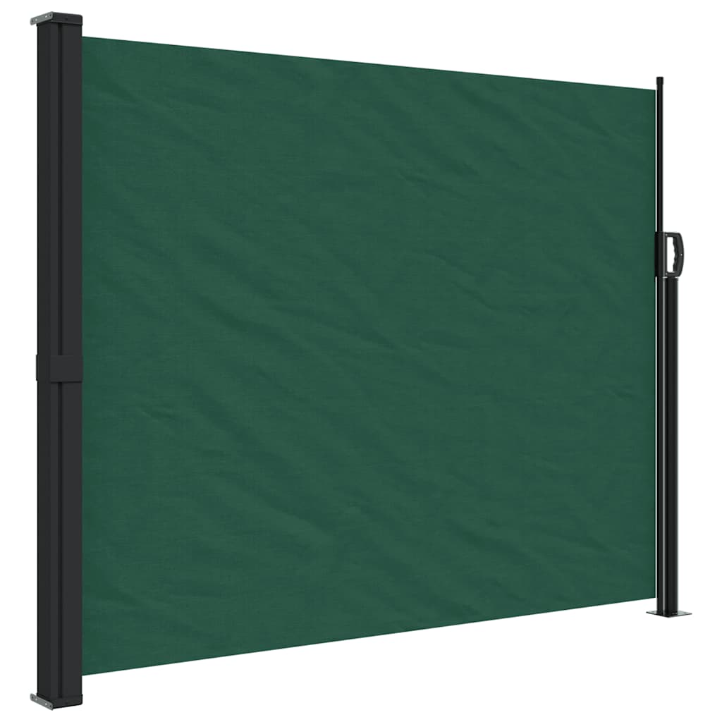 Bočna tenda na uvlačenje tamnozelena 160x600 cm