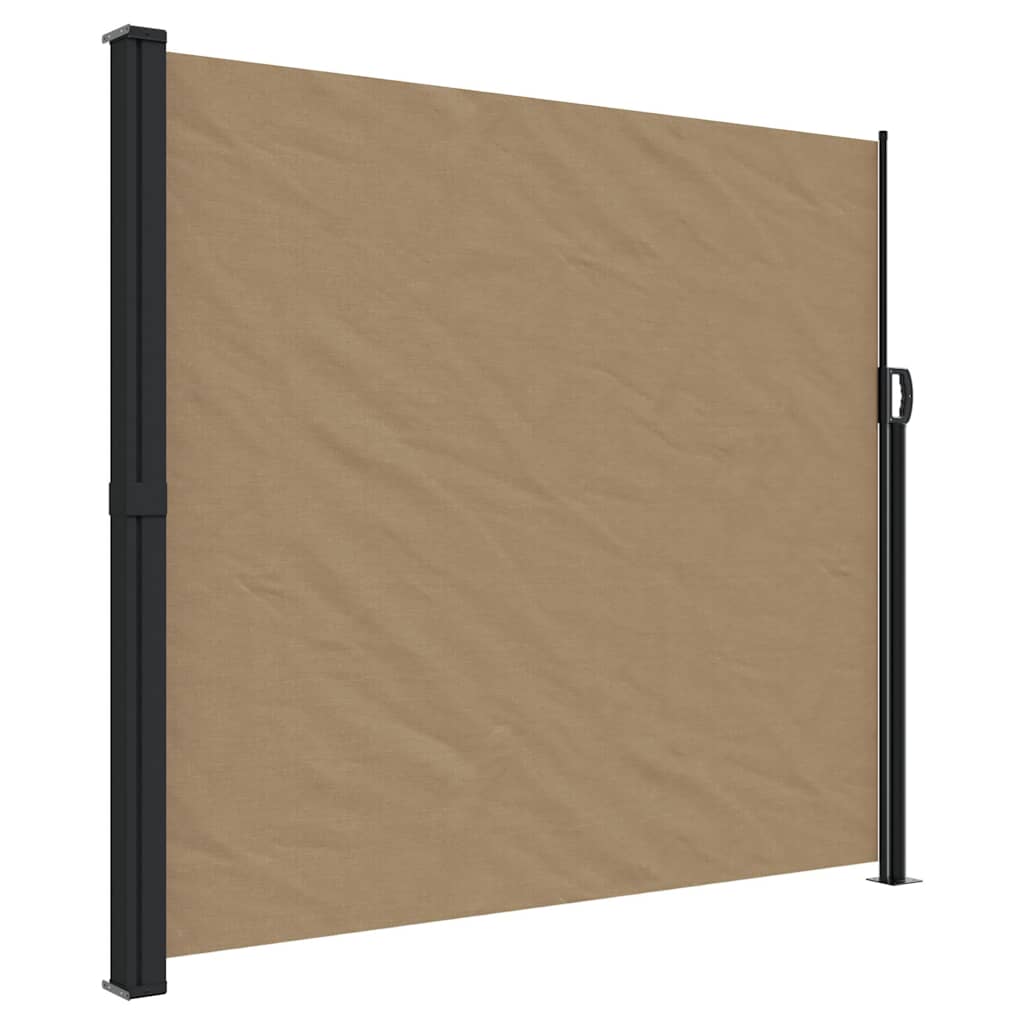 Bočna tenda na uvlačenje smeđesiva 180x600 cm