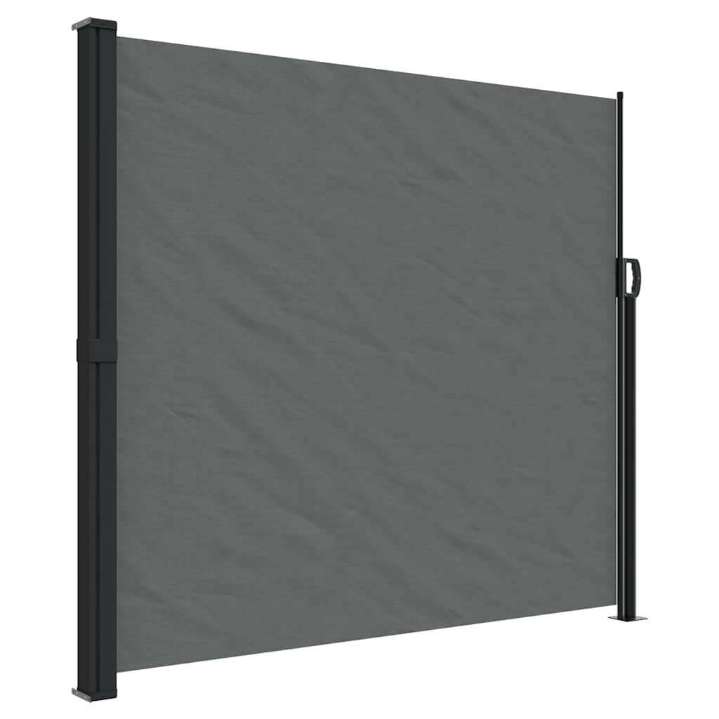 Bočna tenda na uvlačenje antracit 180 x 600 cm
