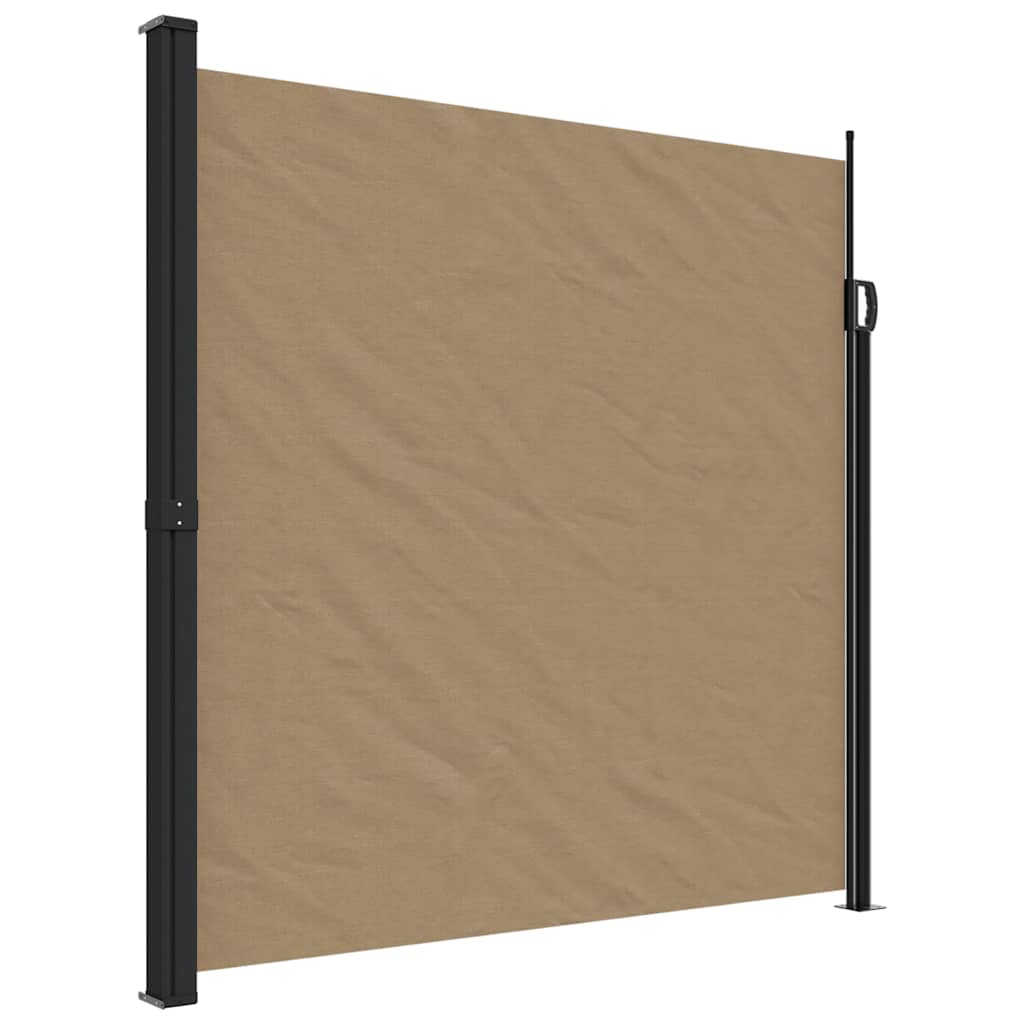 Bočna tenda na uvlačenje smeđesiva 200x600 cm