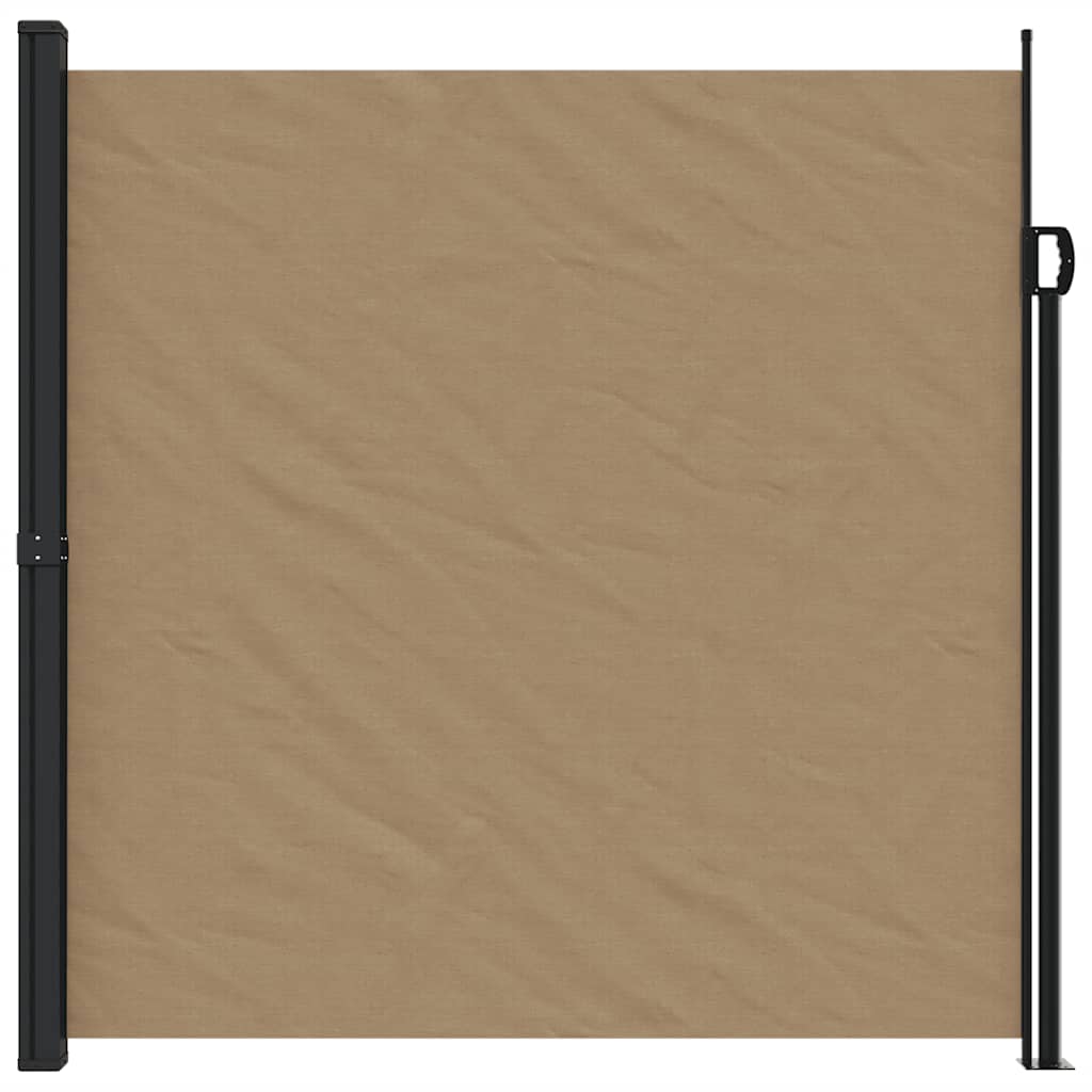 Bočna tenda na uvlačenje smeđesiva 200x600 cm