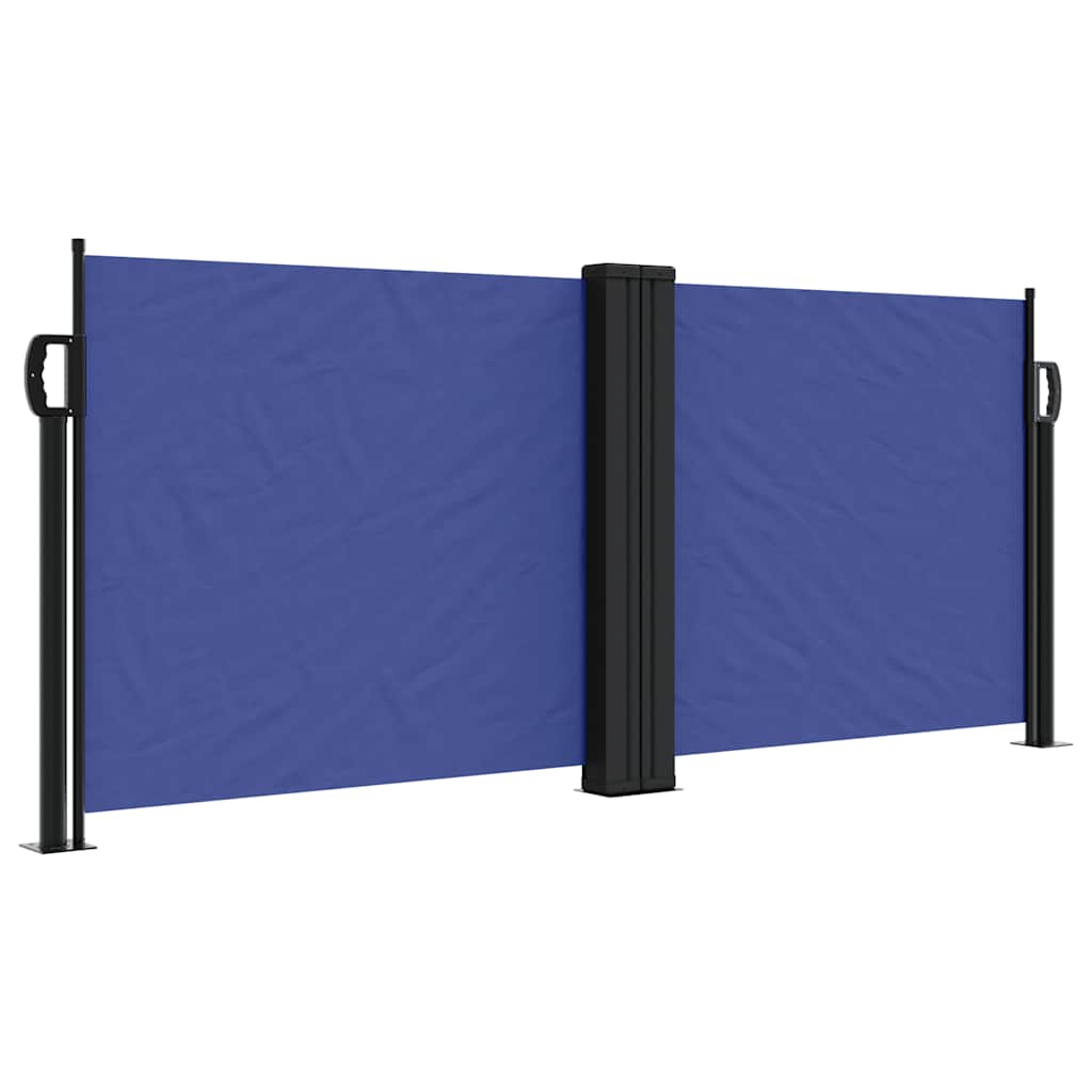 Uvlačiva bočna tenda 100 x 600 cm plava