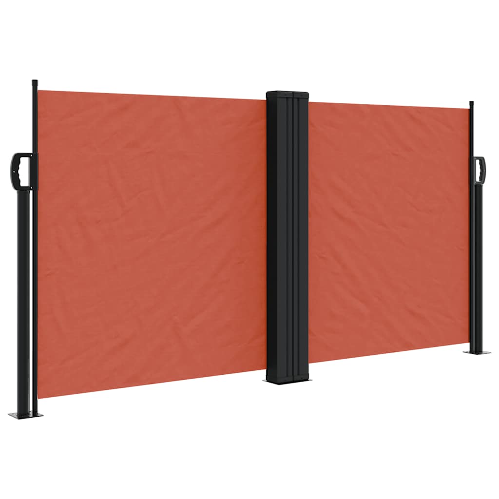 Uvlačiva bočna tenda 120 x 600 cm terakota