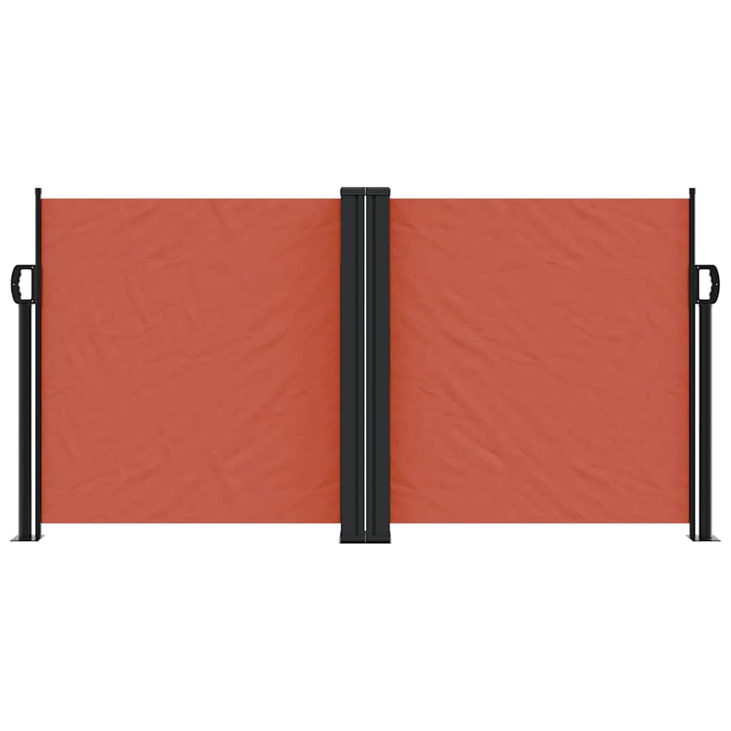 Uvlačiva bočna tenda 120 x 600 cm terakota
