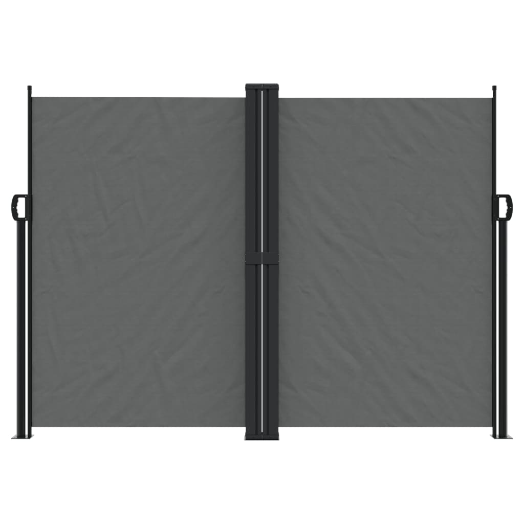 Bočna tenda na uvlačenje antracit 180 x 600 cm