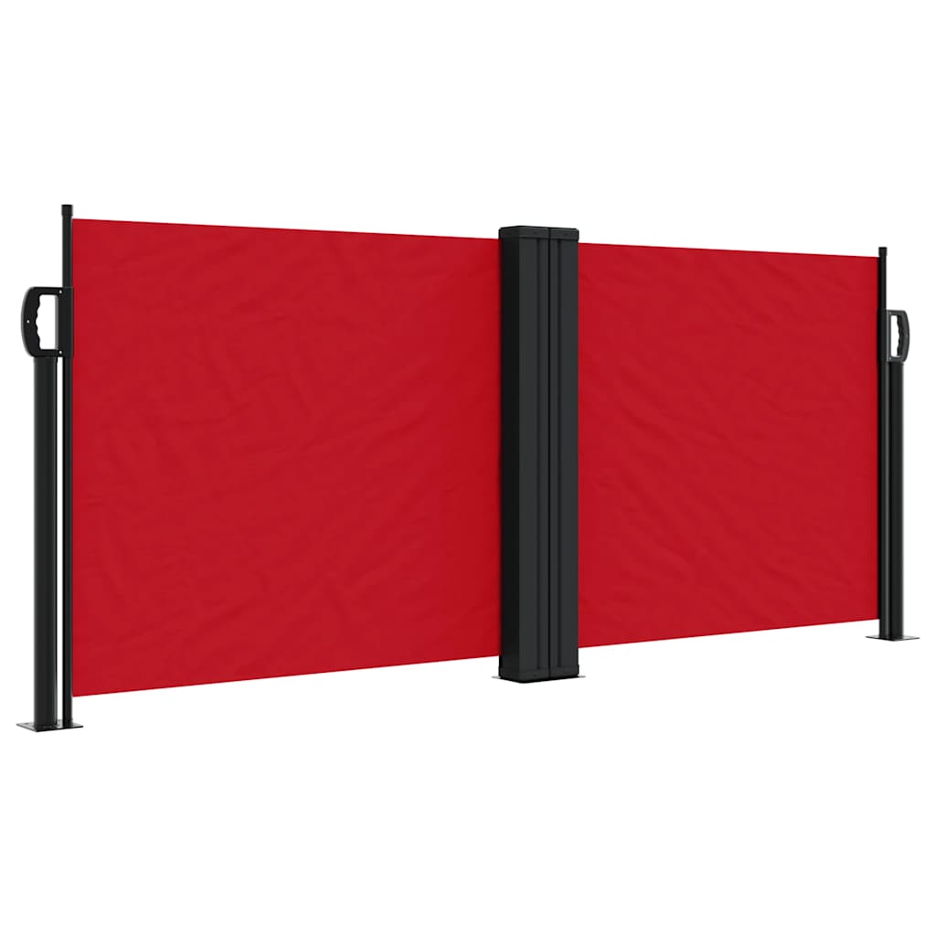 Uvlačiva bočna tenda 100 x 1000 cm crvena