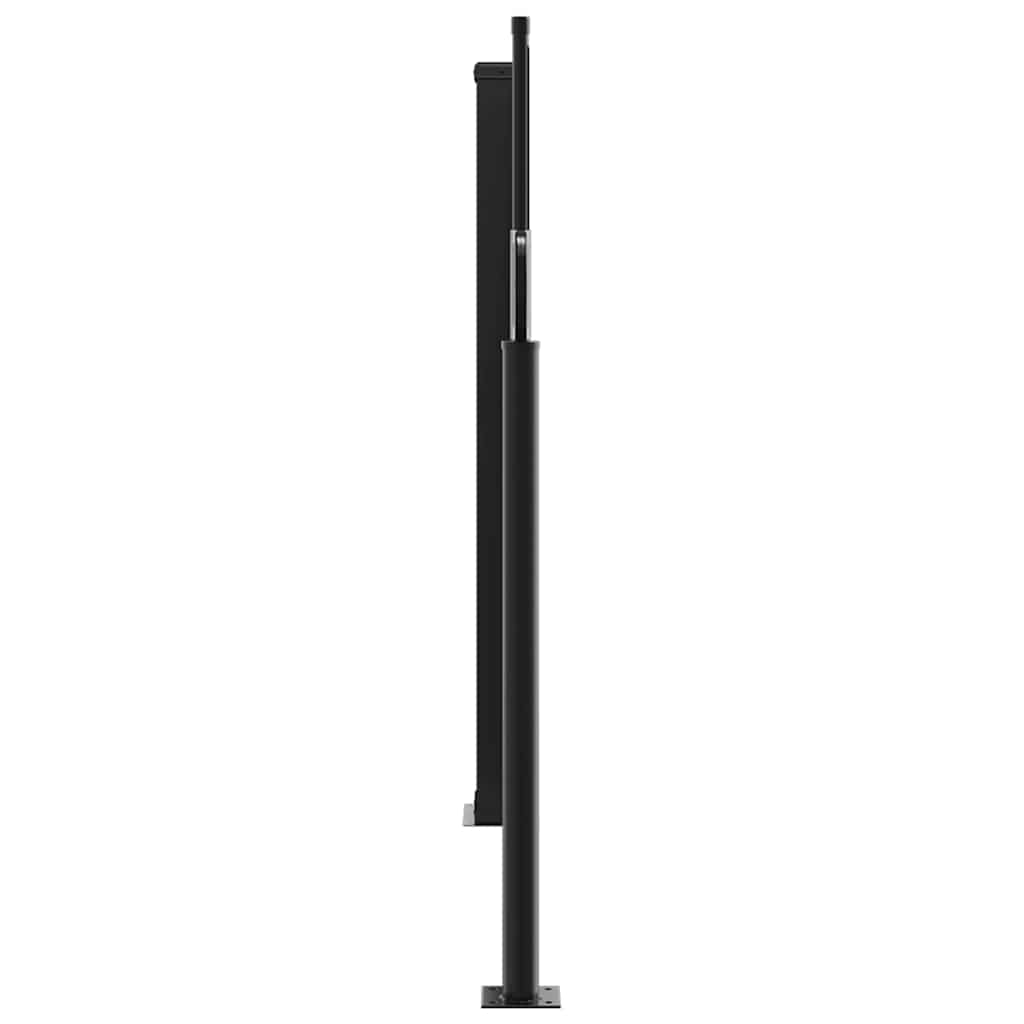 Uvlačiva bočna tenda 100 x 1000 cm smeđa