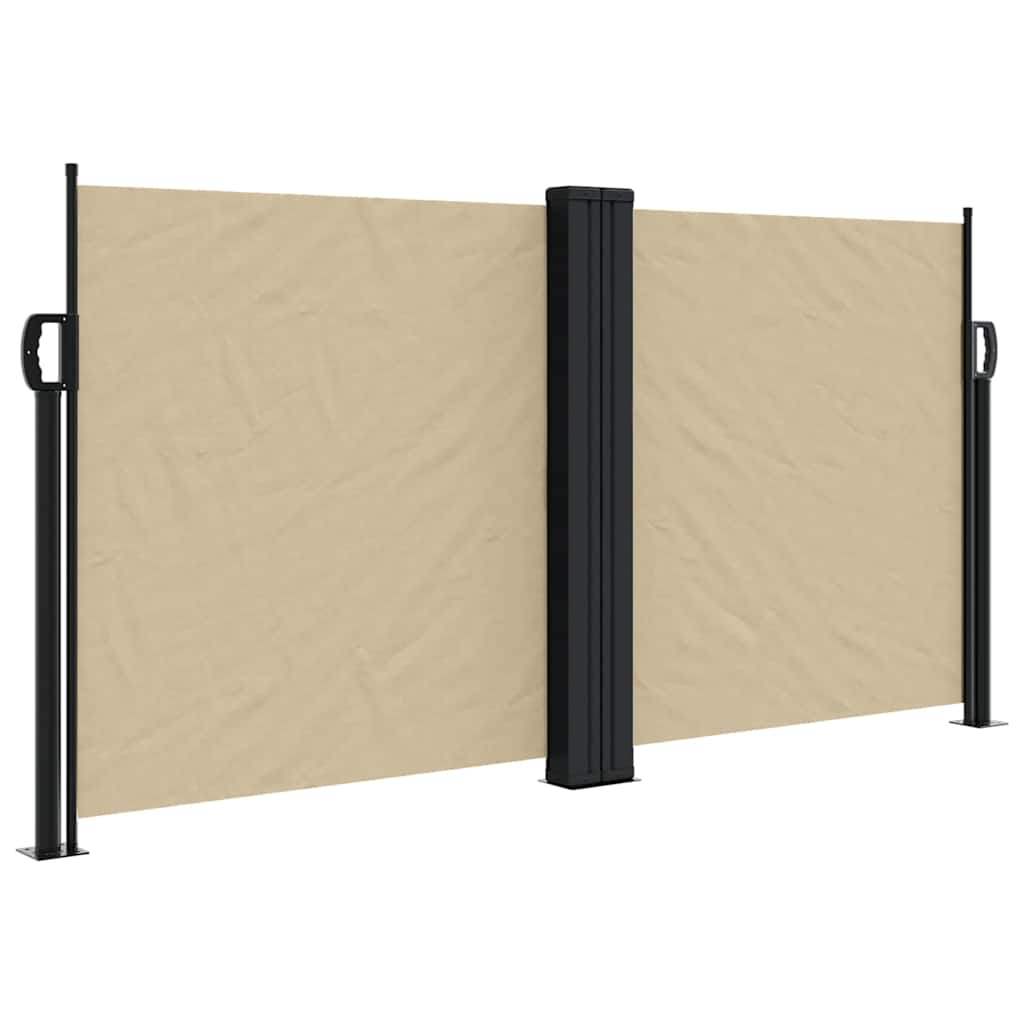 Uvlačiva bočna tenda 120 x 1000 cm bež