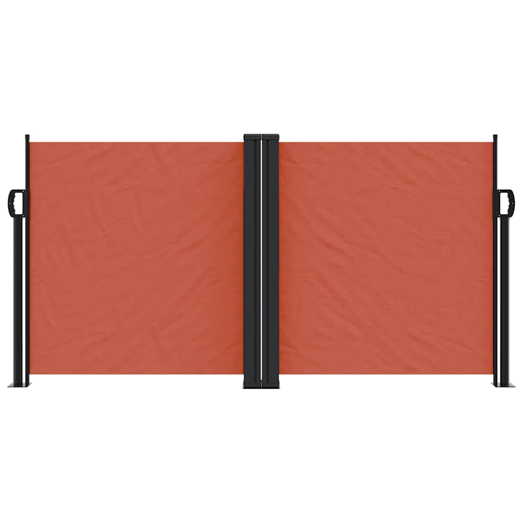 Uvlačiva bočna tenda 120 x 1000 cm terakota