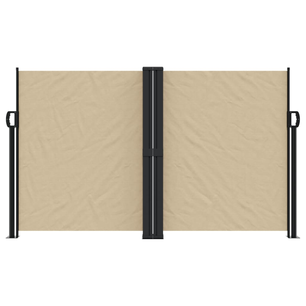 Uvlačiva bočna tenda 140 x 1000 cm bež