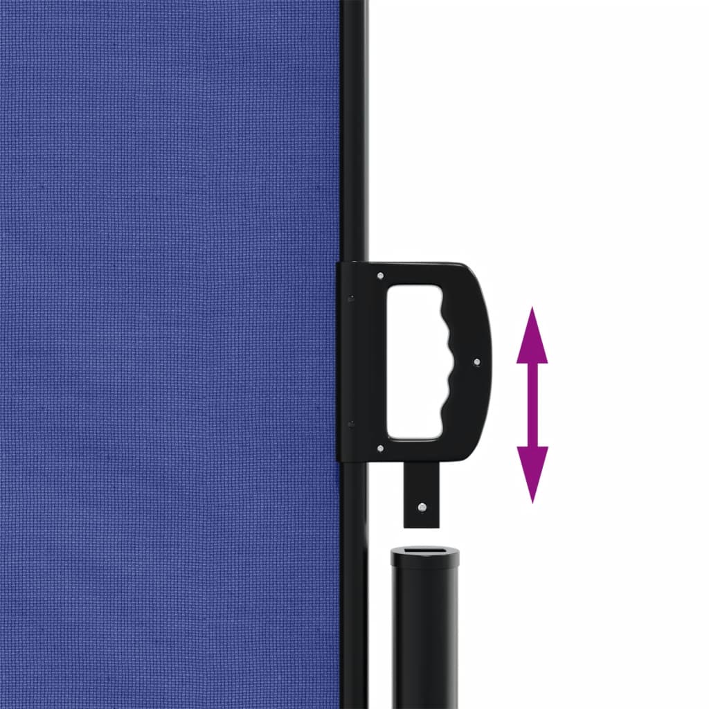 Bočna tenda na uvlačenje plava 160 x 1000 cm